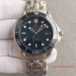Swiss Omega Seamaster 007 Replica James Bond Watch SS Blue Ceramic   
